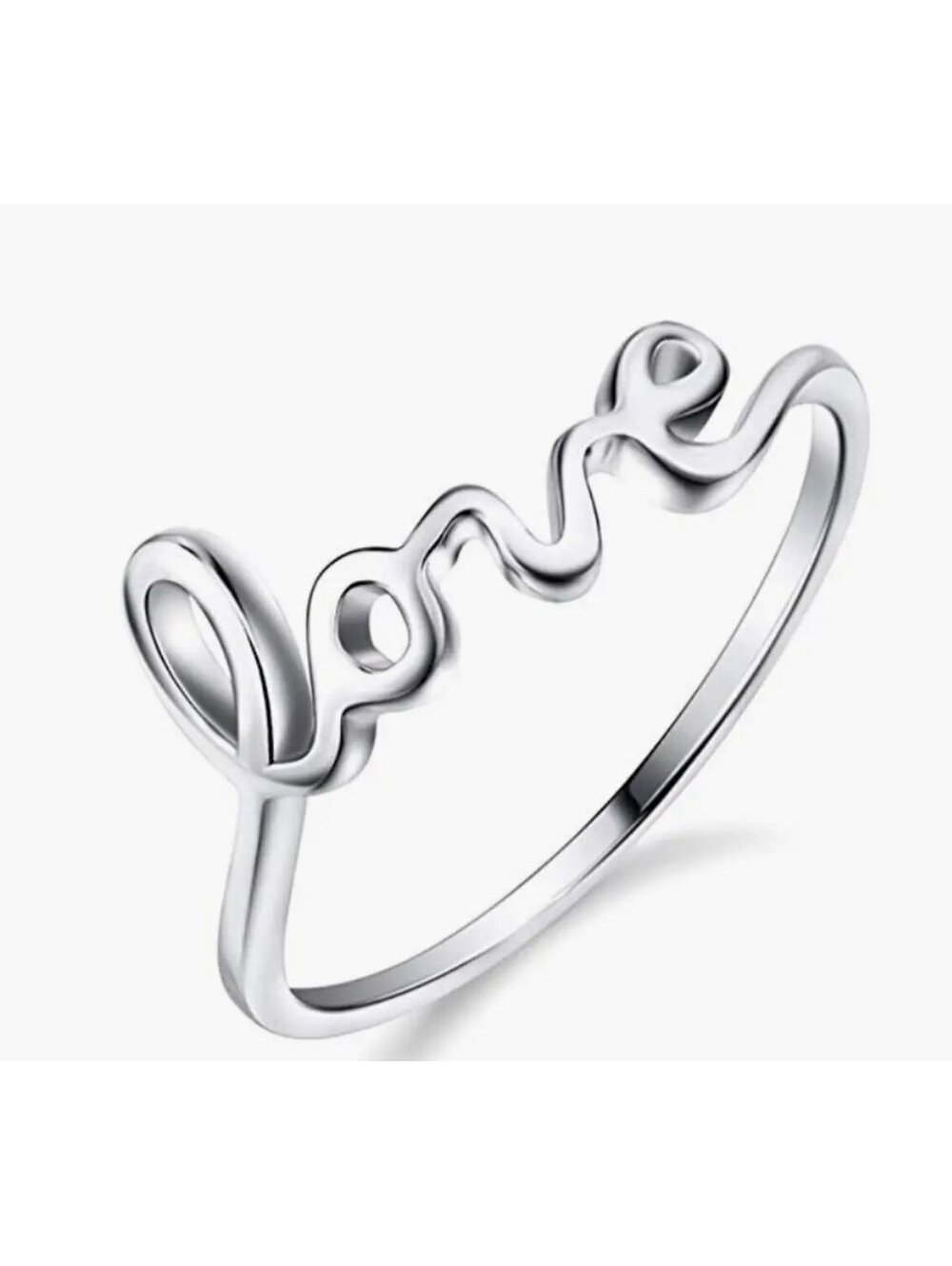 New - Luxurious and Exquisite “Love” Ring - Size 7